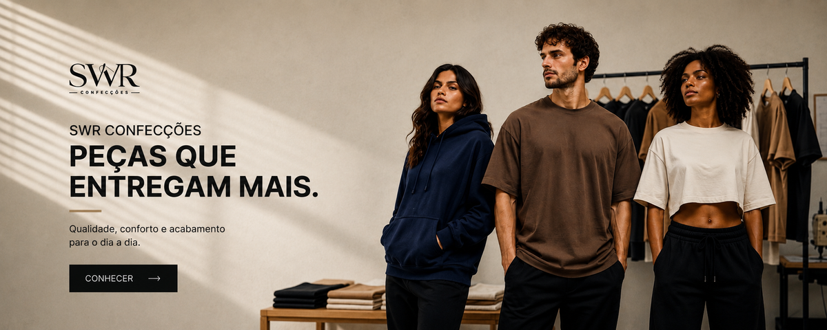 Sua marca, nossa qualidade. Camisetas premium para marcas, empresas e criadores.